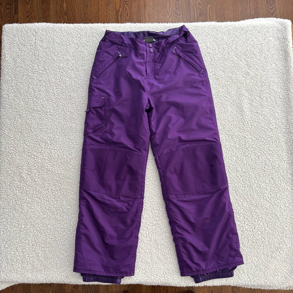 CHAMPION Kids Snow Pants. Size 14/16 ( XL) Purple. Pre-owned. Excellent Cond
